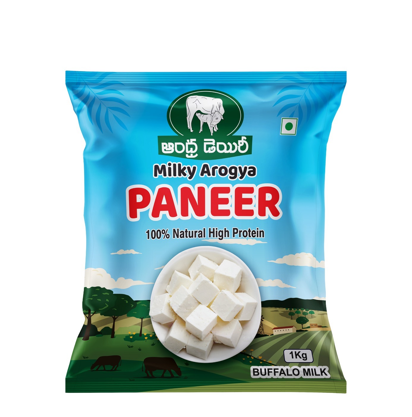 Milky Arogya Paneer pack from Andhra Dairy